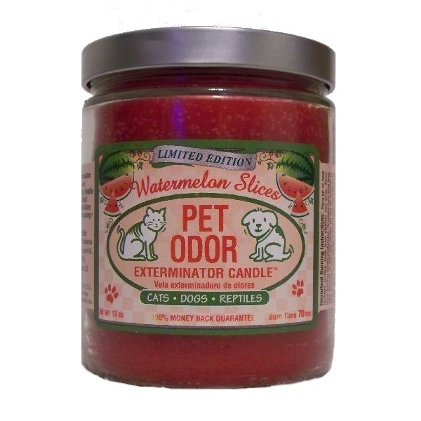 Pet Odor Exterminator 13oz Jar Candle - Water Melon Slices (Limited Edition)